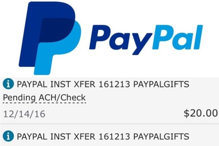 paypal inst xfer